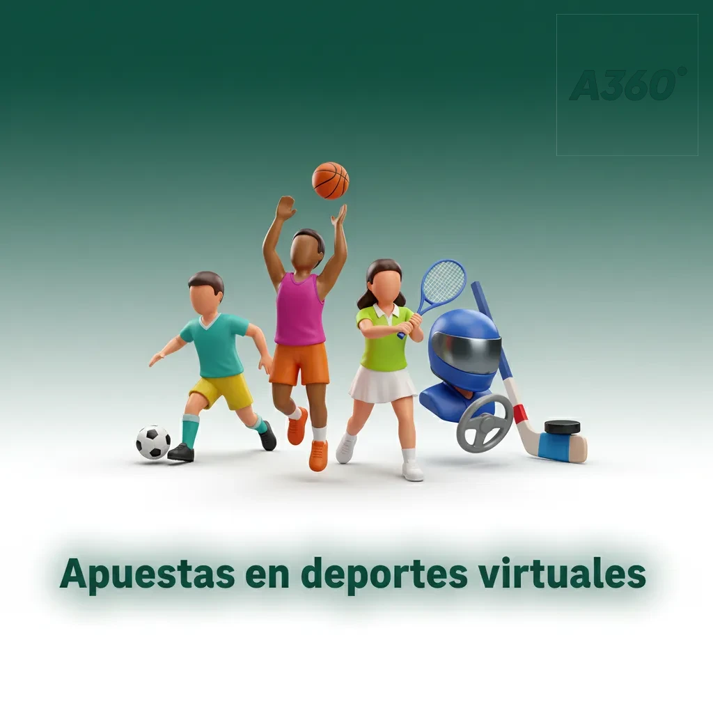 Pantalla de apuestas en deportes virtuales con fútbol, caballos, galgos y tenis de mesa; cuotas en vivo 24/7 actualizándose