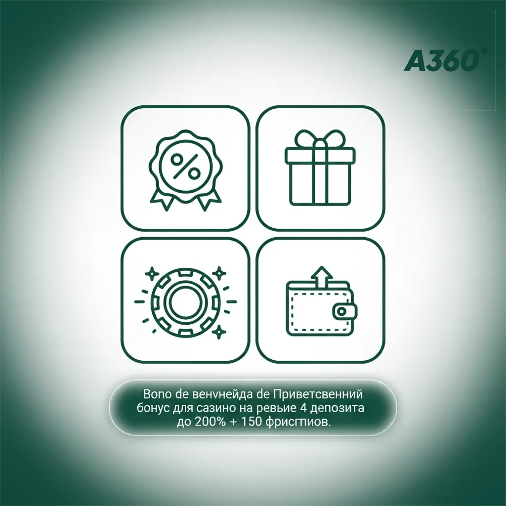 Banner del casino A360: bono de bienvenida para Perú en 4 depósitos, hasta 200% y giros gratis en slots.