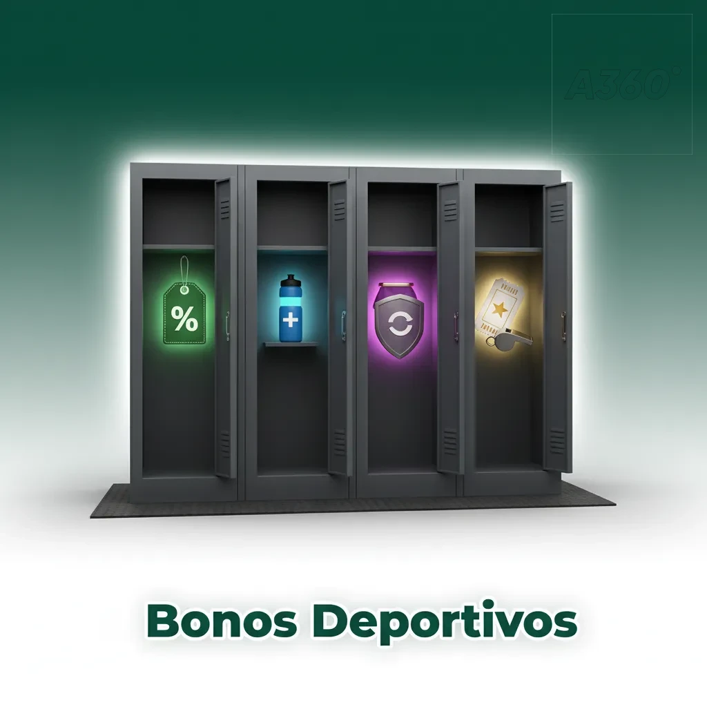 Bonos deportivos: free bet $20 con depósito $10; recarga 50% $100; seguro combinadas; mejora de cuotas y cashback en vivo.