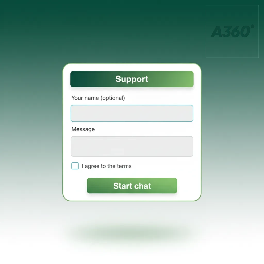 Atención al cliente 24/7: iconos de chat, correo, centro de ayuda, formularios y redes sociales; guarda tu ticket.