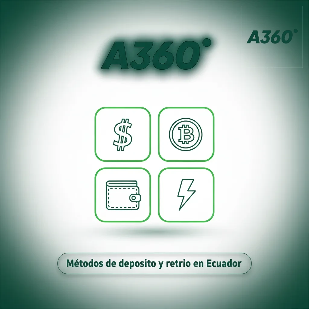 Depósito y retiro en Ecuador en USD: Mercado Pago, AstroPay, iCash, transferencia, Visa/Mastercard, Skrill, Bitcoin, USDT.