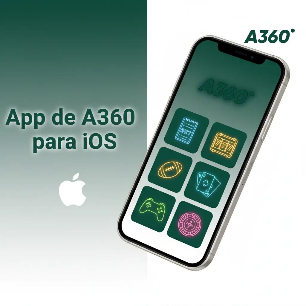 App A360 para iOS en iPhone y iPad: gratis, replica sitio con apuestas y casino. Requiere iOS 12+ y 100 MB. Instala rápido.