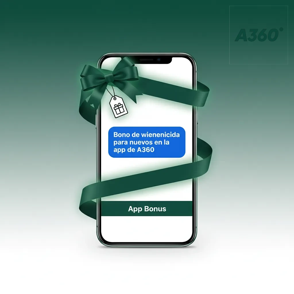 Bono de bienvenida A360: Deportes 100% hasta $3,000 MXN; Casino hasta 200% + 150 giros, tope $20,000 MXN. Depósito min $100.