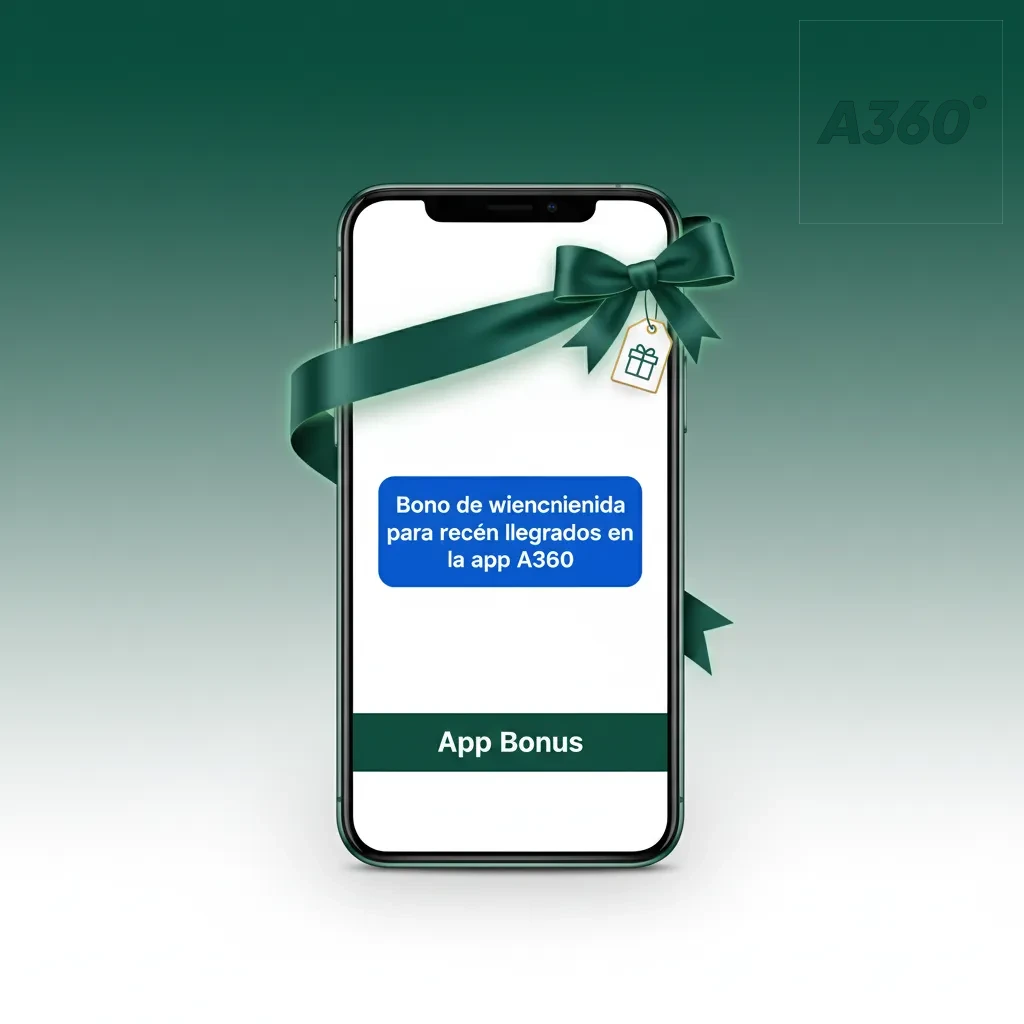 Bono de bienvenida en la app A360: elegí Deportes 100% hasta AR$100.000 o Casino 200%+150 giros, tope AR$300.000.