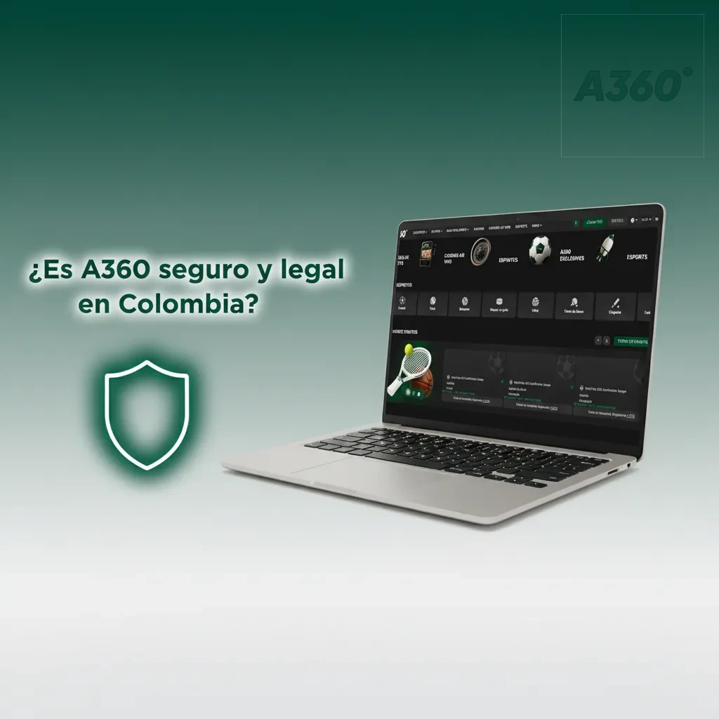 A360 en Colombia: cifrado SSL, privacidad, juego responsable y licencia visible; cumple regulación vigente.