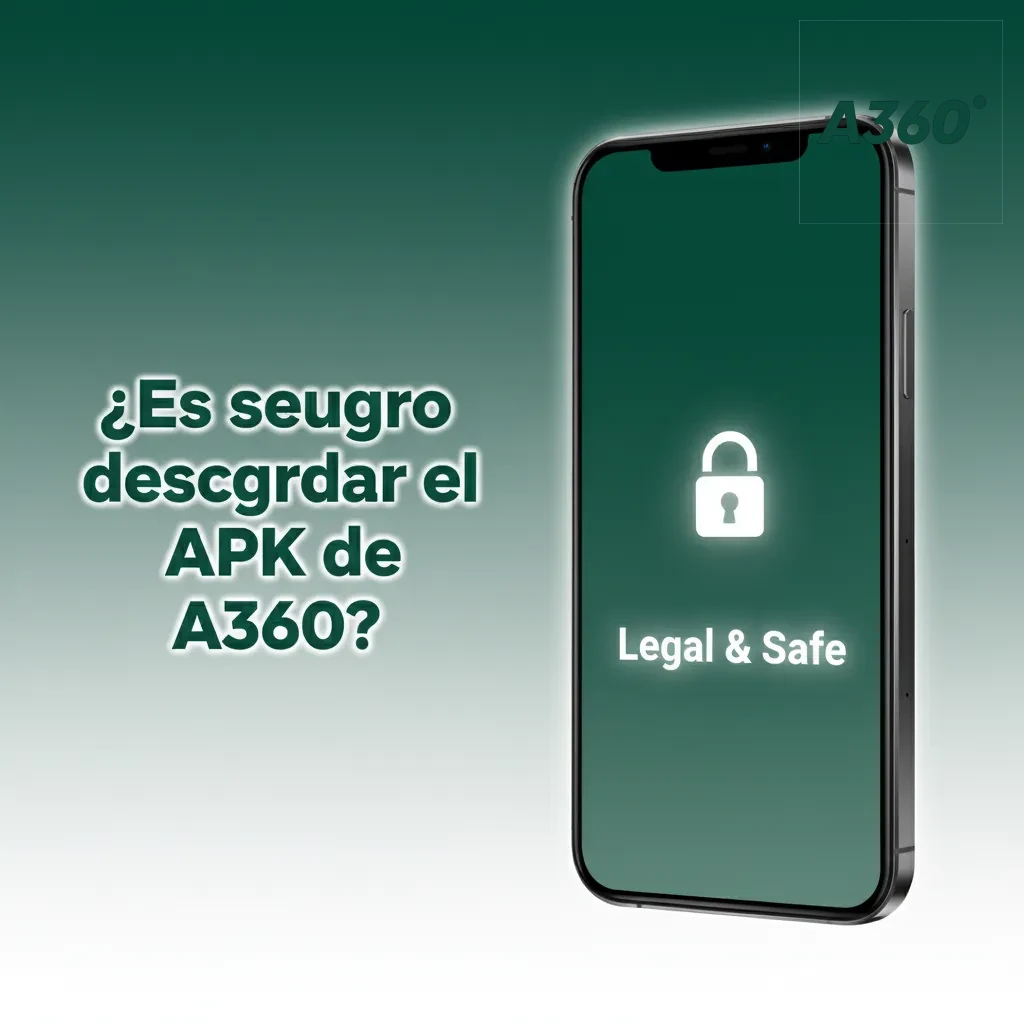 Seguridad del APK A360: cifrado SSL, licencia internacional y descarga desde el sitio oficial.