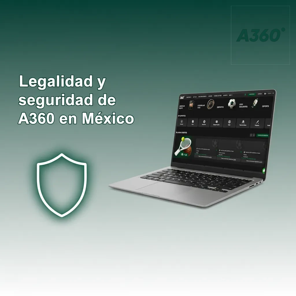A360 en México: licencia internacional, cifrado, KYC y juego responsable; datos protegidos y servicio regulado.