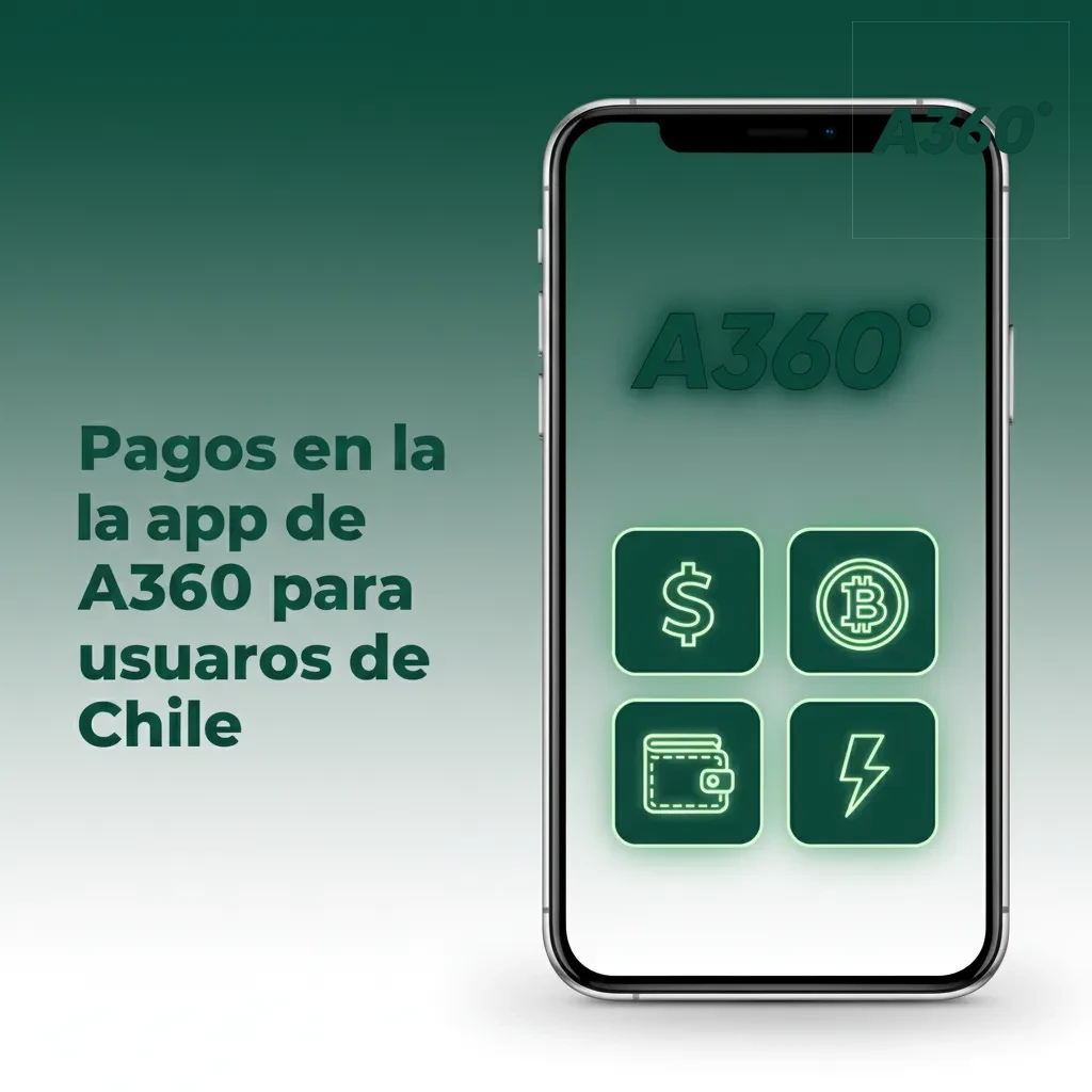 Interfaz de Cajero en A360 Chile con métodos MercadoPago, AstroPay e ICASH; depósitos al instante y retiros en minutos.