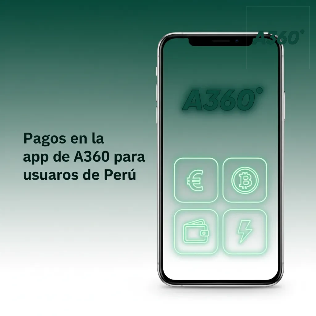 Pagos en la app A360 en Perú: depósitos al instante, retiros rápidos. Métodos: MercadoPago, Yape, Plin, AstroPay, Visa/MC.