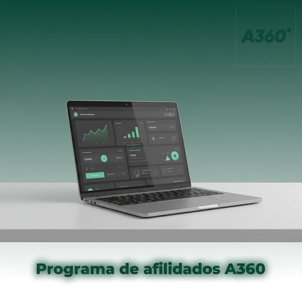 Banner del Programa de Afiliados A360: monetiza tu audiencia con materiales, reportes, soporte y comisiones transparentes.